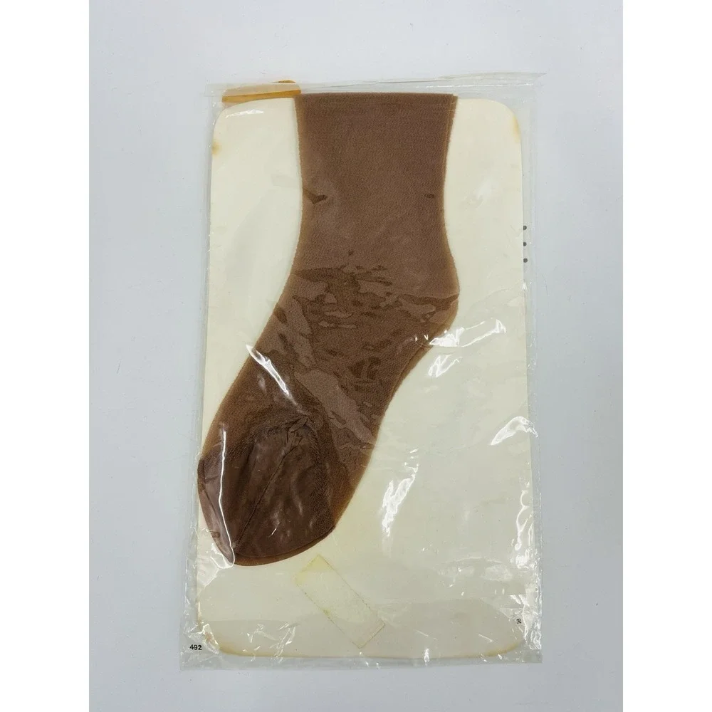 Vintage Grants Nylon Knee Hi High Size 9-11 Stockings Beige New